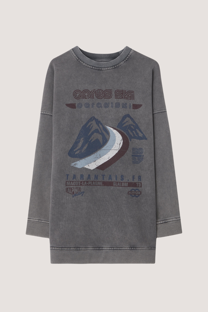 AVENY - CHELSEA SWEAT PARADISSKI - WASHED BLACK