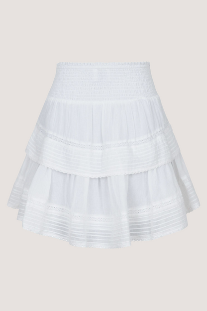 NEO NOIR - KENIA S VOILE SKIRT - WHITE