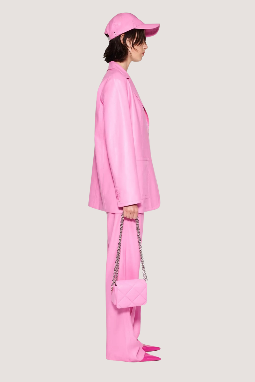 STAND STUDIO - KEEVA BLAZER - BUBBLEGUM PINK