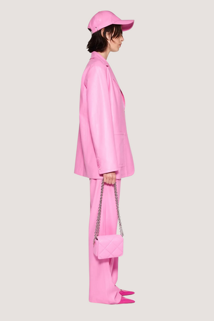STAND STUDIO - KEEVA BLAZER - BUBBLEGUM PINK