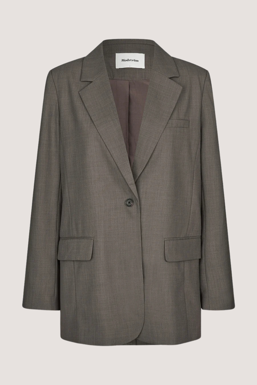 MODSTRÖM - GALEMD 2 BLAZER - WARM GRAY