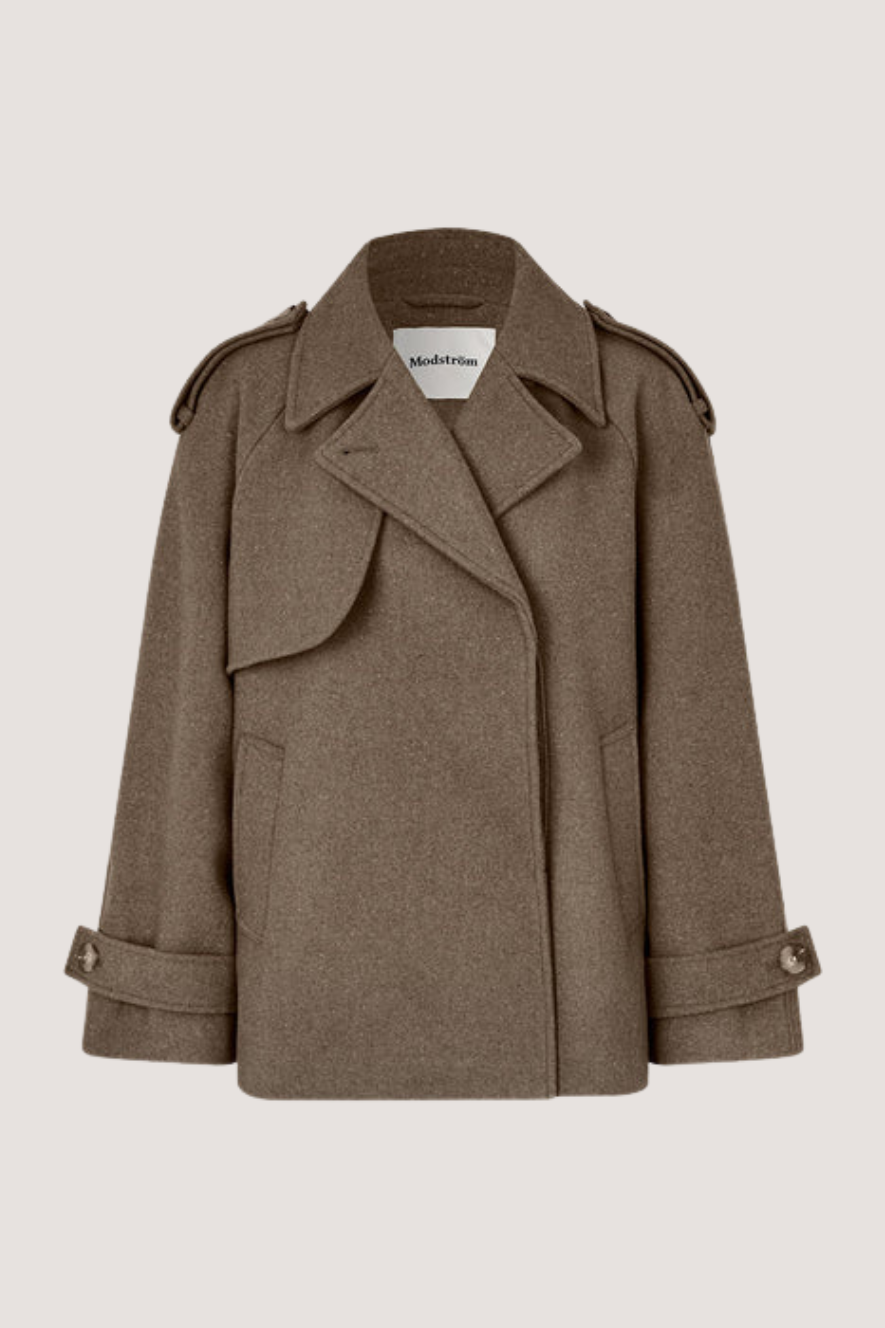 MODSTRÖM - ESMUNDMD JACKET - ESPRESSO MELANGE