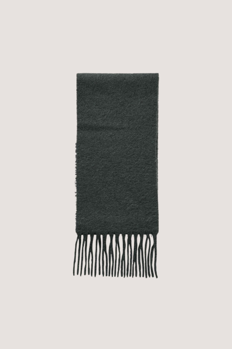 SAMSØE SAMSØE - TINA SCARF - VOLCANIC ASH