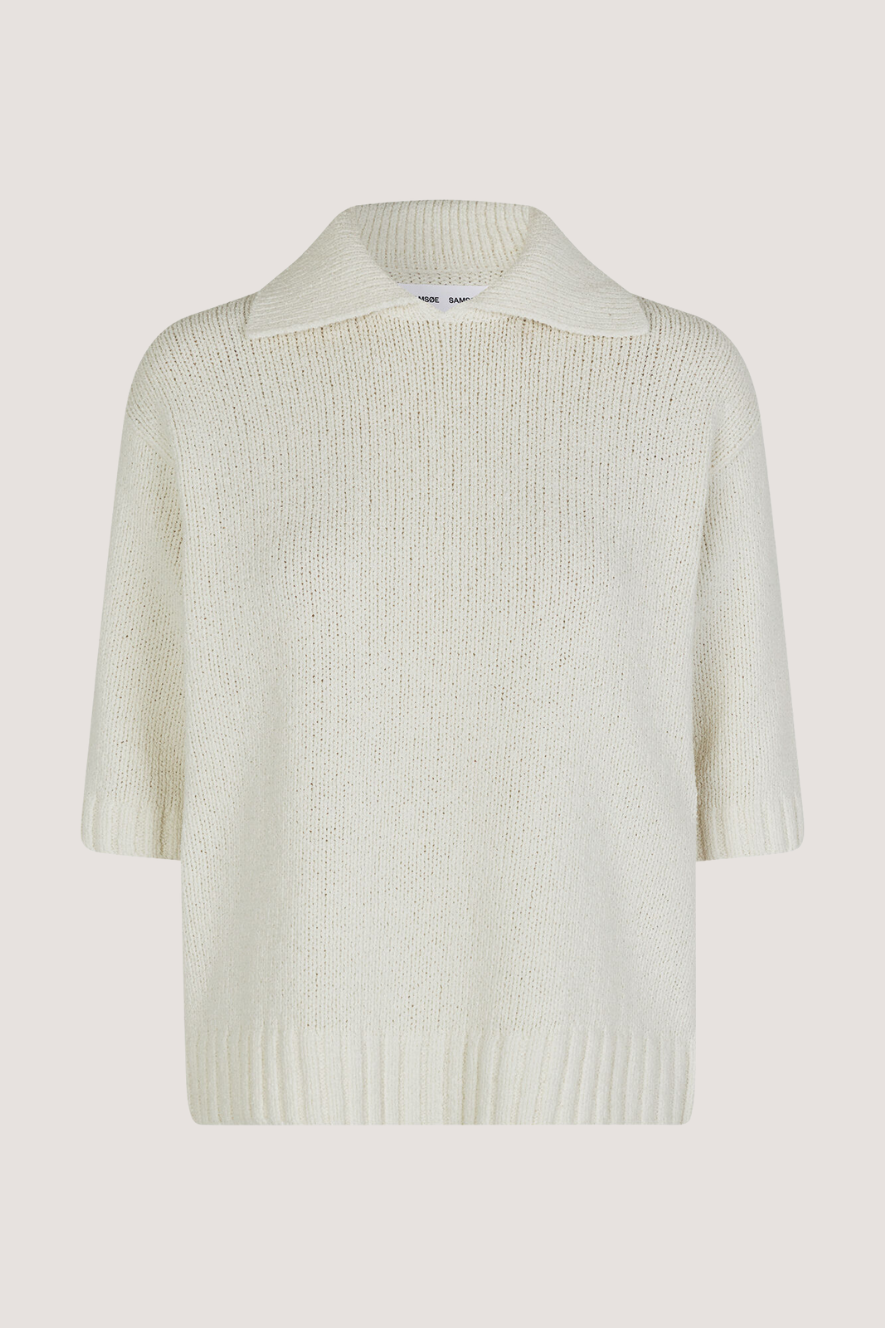 SAMSØE SAMSØE - SALOU SS SWEATER - SOLITARY STAR