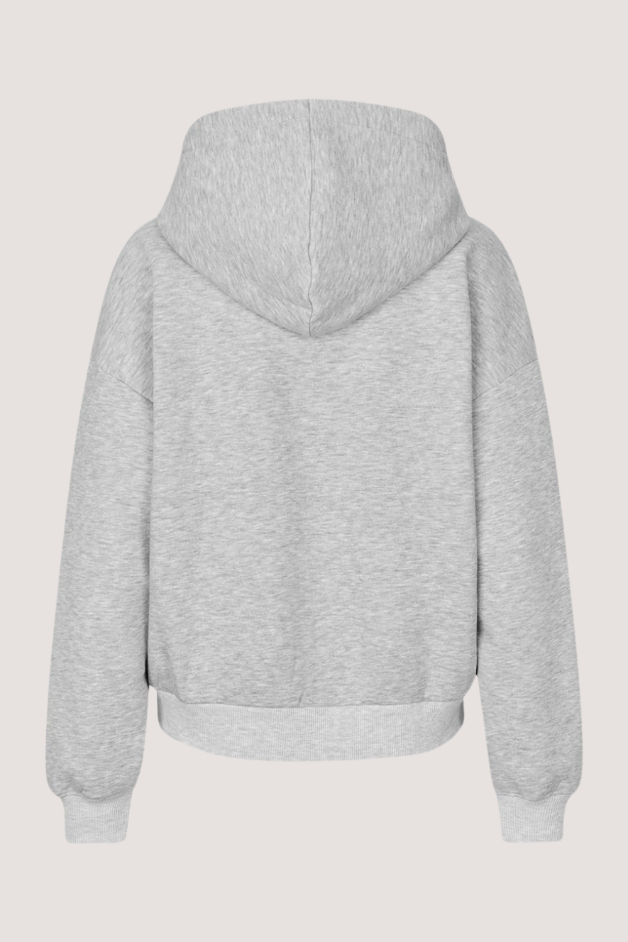 MODSTRÖM - TIAMD ZIP SWEATSHIRT - GREY MELANGE