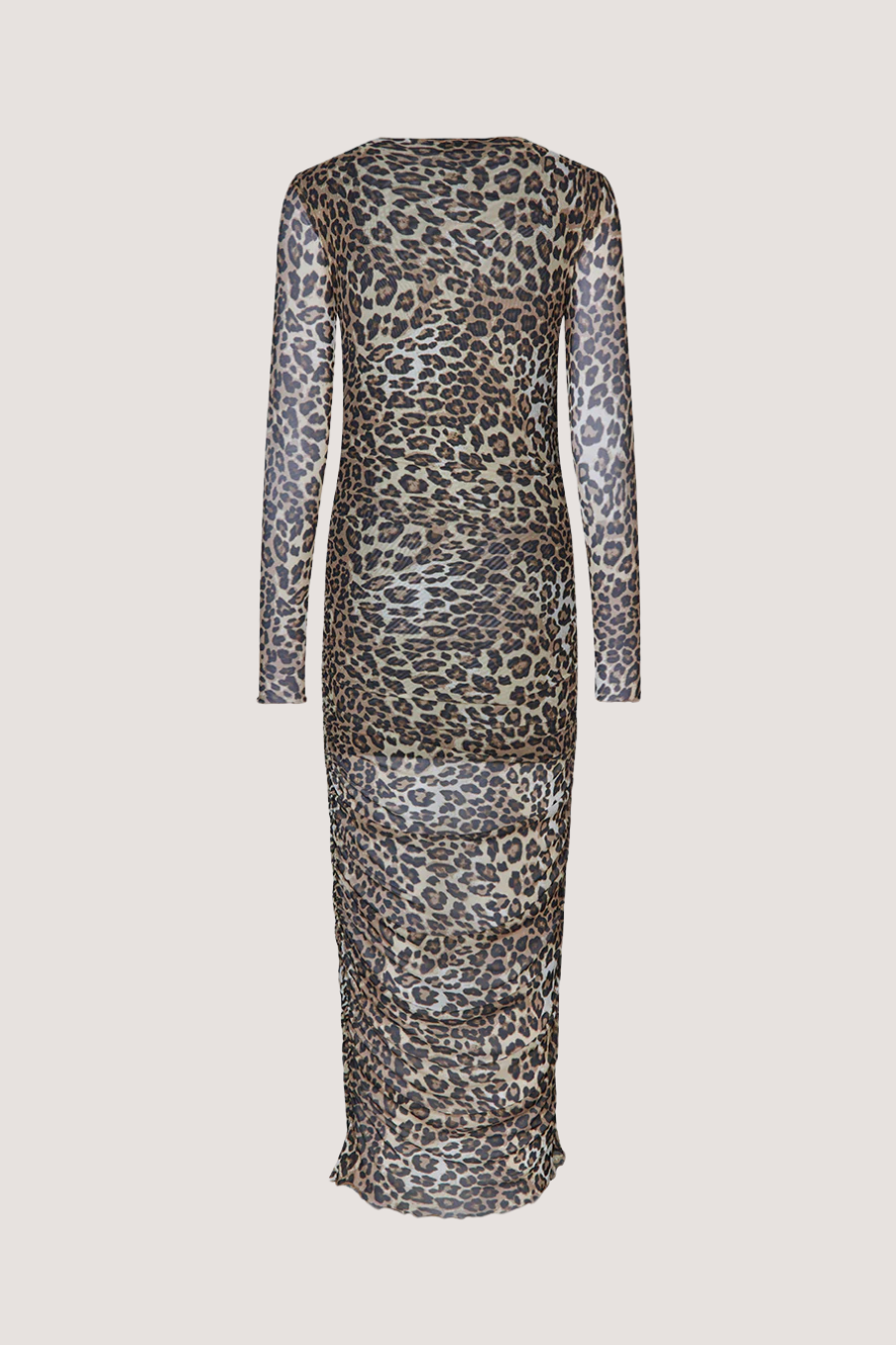 MODSTRÖM - GWEN MD SLIM PRINT DRESS - LEO LEO PRINT
