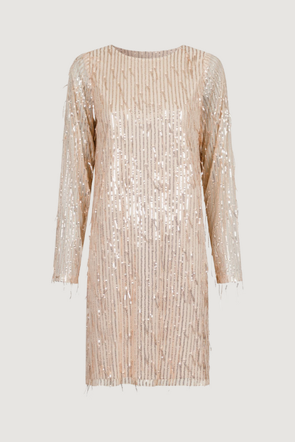 NEO NOIR - MALINE SEQUINS DRESS - ROSE GOLD