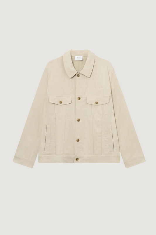 LES DEUX - MICAH CASUAL TWILL JACKET - IVORY