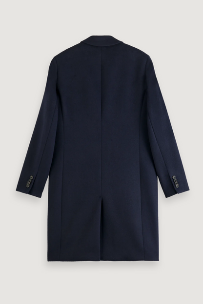 SCOTCH & SODA - WOOL CLASSIC OVERCOAT - NIGHT