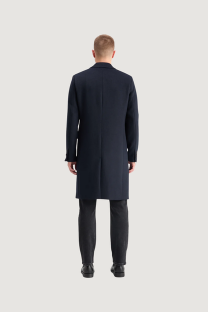 SCOTCH & SODA - WOOL CLASSIC OVERCOAT - NIGHT