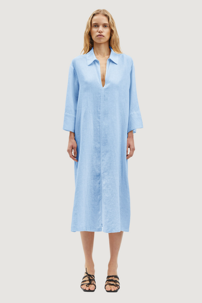 SAMSØE SAMSØE - SAALLE DRESS - MID BLUE