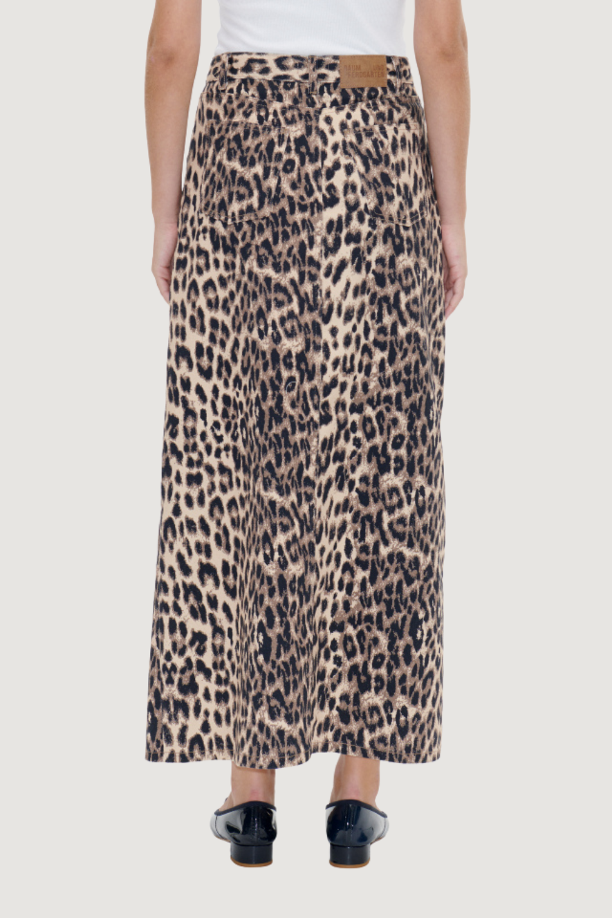 BAUM UND PFERDGARTEN - SIGGE SKIRT - BROWN BAUM LEOPARD