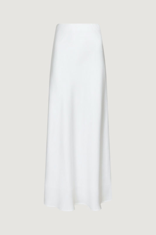 NEO NOIR - KLEA HEAVY SATEEN SKIRT - WHITE