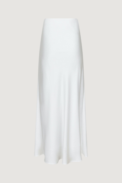 NEO NOIR - KLEA HEAVY SATEEN SKIRT - WHITE