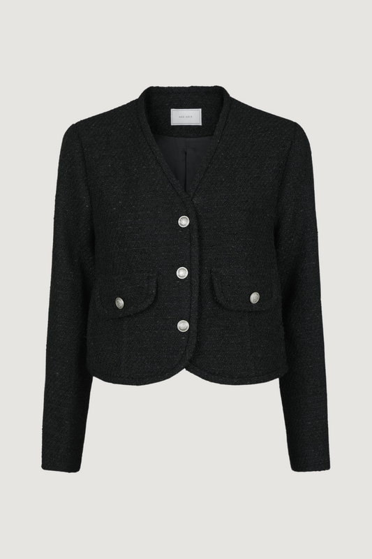 NEO NOIR - MANUA BOUCLE JACKET - BLACK