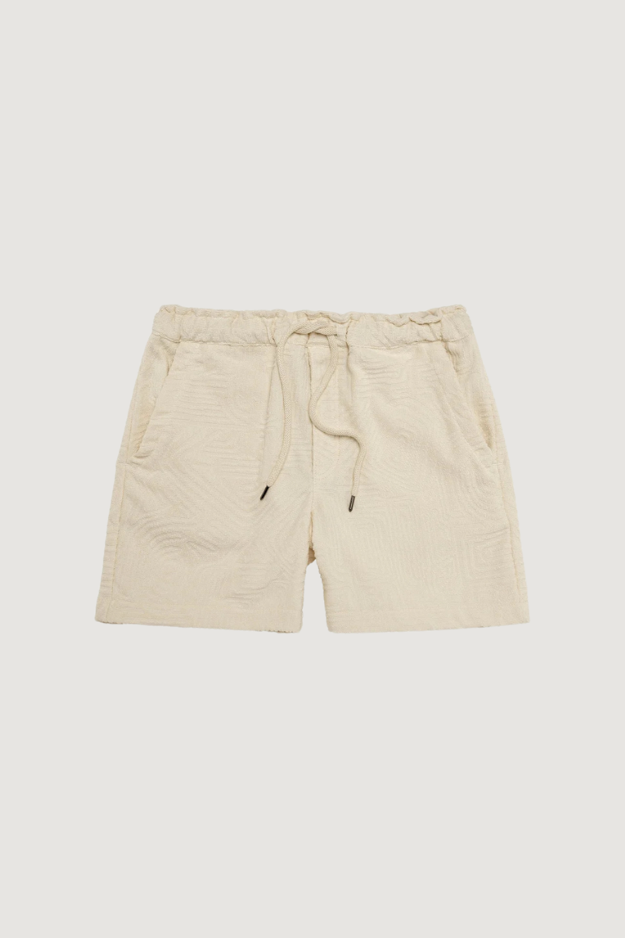 OAS COMPANY - TERRY SHORTS - CREAM GOLCONDA