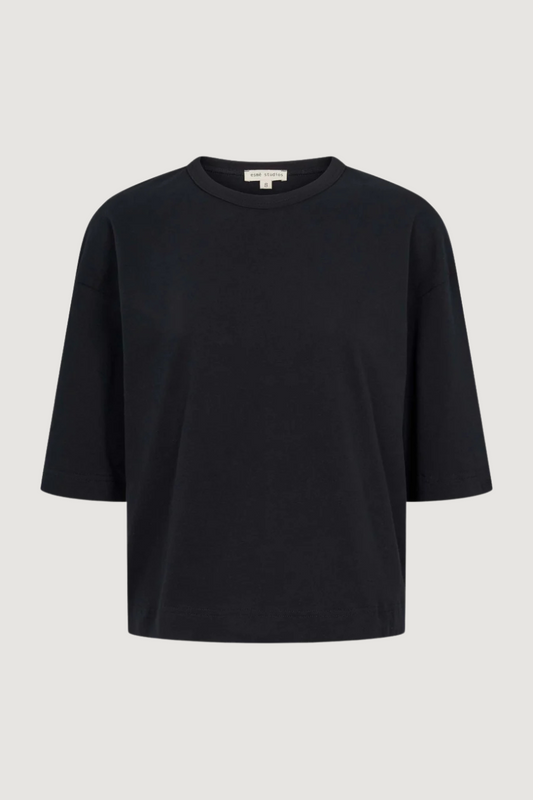 ESMÉ STUDIOS - ESSIGNE 2/4 BOXY T-SHIRT - BLACK