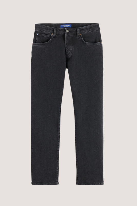 SCOTCH & SODA - CORE THE ZEE STRIGHT JEANS - CITY BLACK