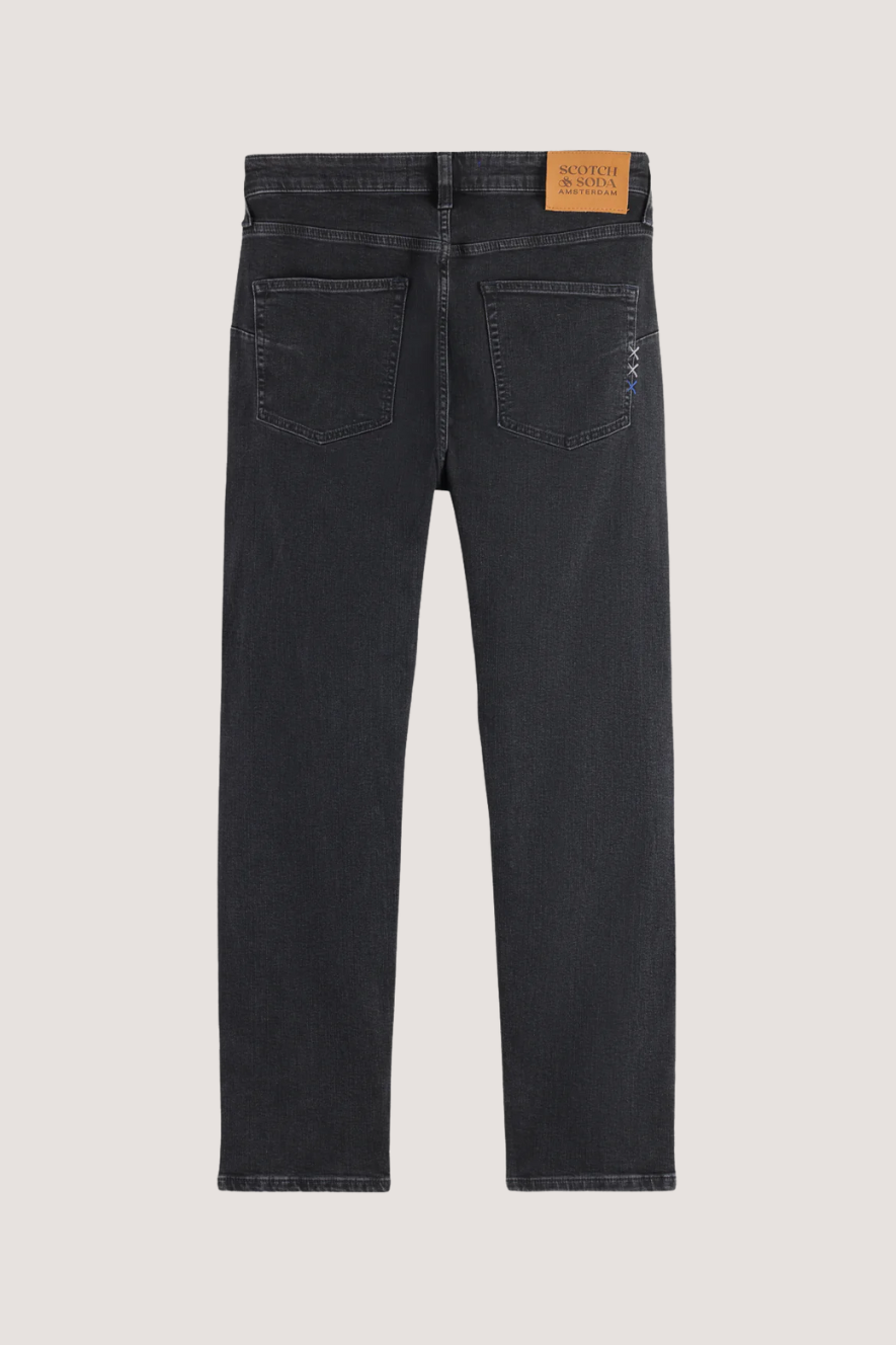 SCOTCH & SODA - CORE THE ZEE STRIGHT JEANS - CITY BLACK