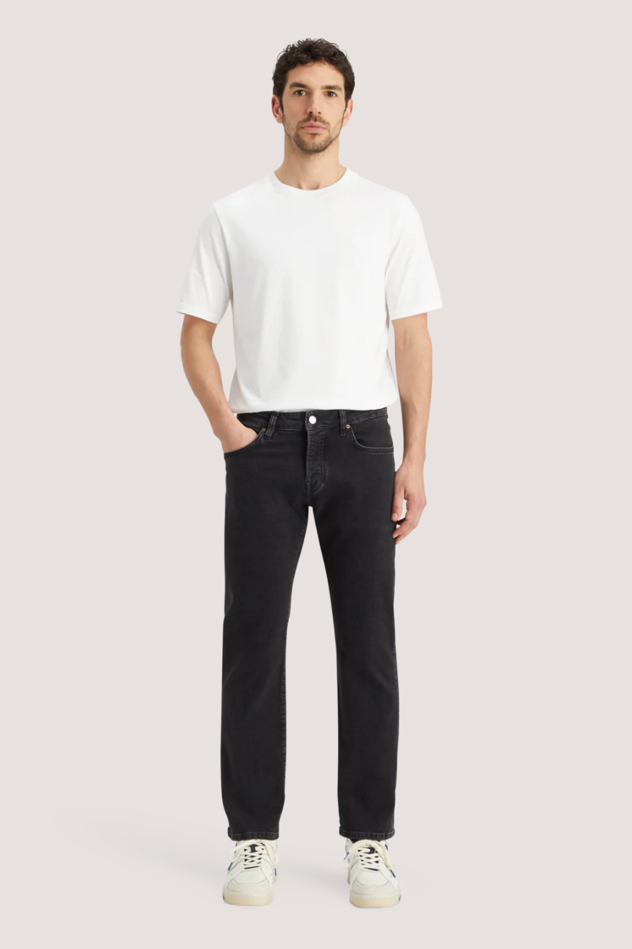 SCOTCH & SODA - CORE THE ZEE STRIGHT JEANS - CITY BLACK