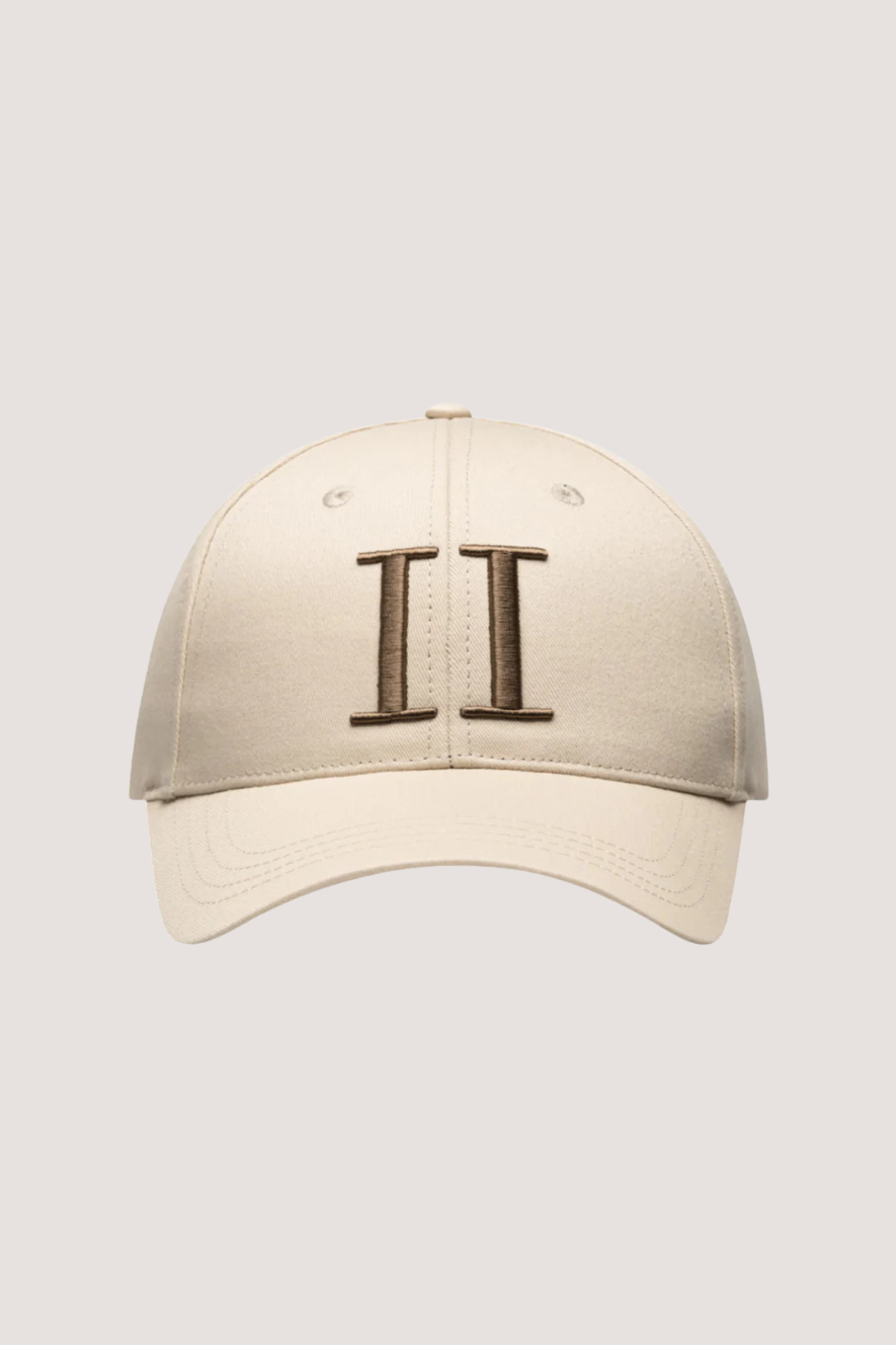 LES DEUX - ENCORE ORGANIC BASEBALL CAP - LIGHT DESERT SAND/MOUNTAIN GREY