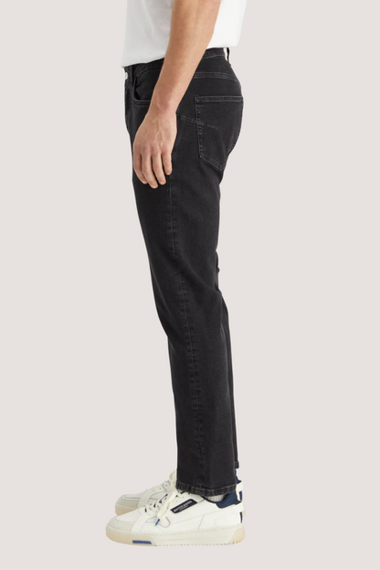 SCOTCH & SODA - CORE THE ZEE STRIGHT JEANS - CITY BLACK