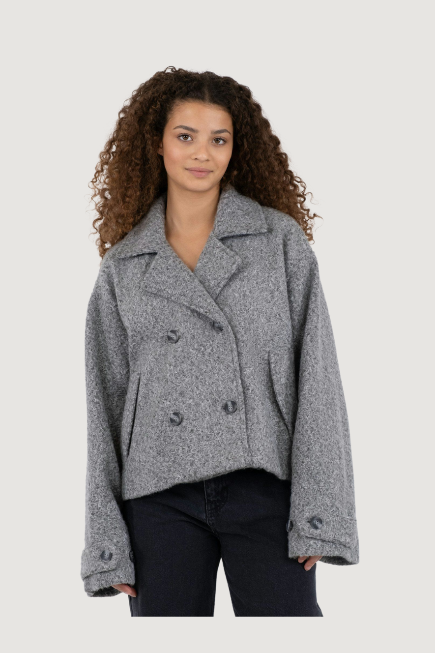 NEO NOIR - SANDRA SOFT JACKET - GREY MELANGE