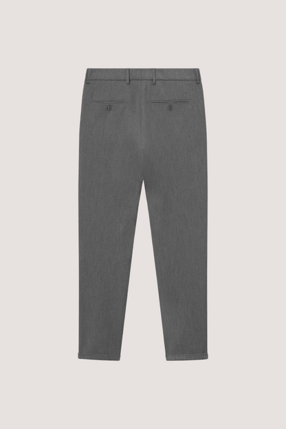 LES DEUX - COMO SUIT PANTS - GREY MELANGE