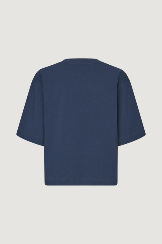 BAUM UND PFEDGARTEN - JIAN T-SHIRT - BARITONE BLUE