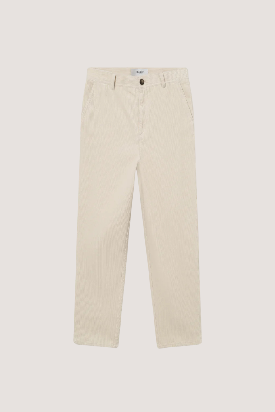 LES DEUX - KODY HEAVY CORDUROY PANTS L32 - IVORY
