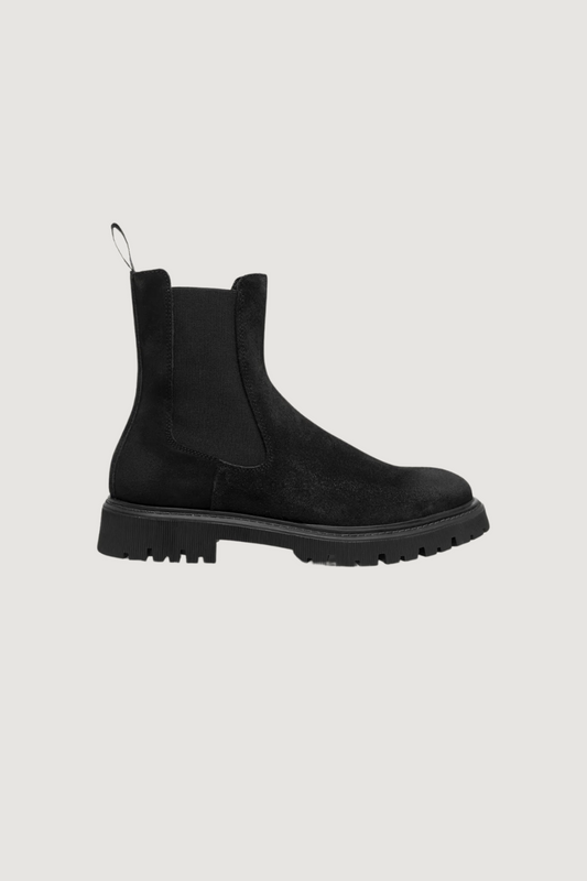 LES DEUX - TATUM SUEDE CHELSEA BOOT - BLACK