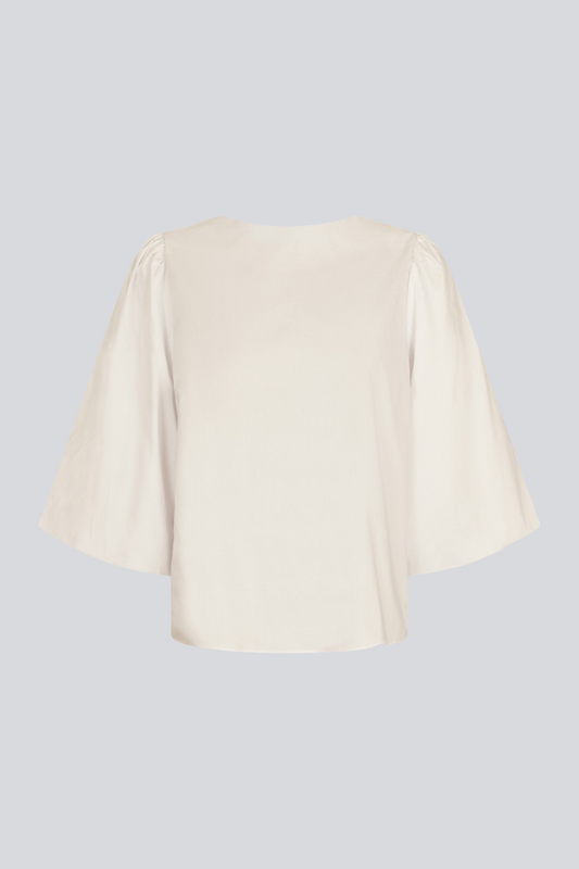 NEO NOIR - LORRAINE POPLIN BLOUSE - IVORY