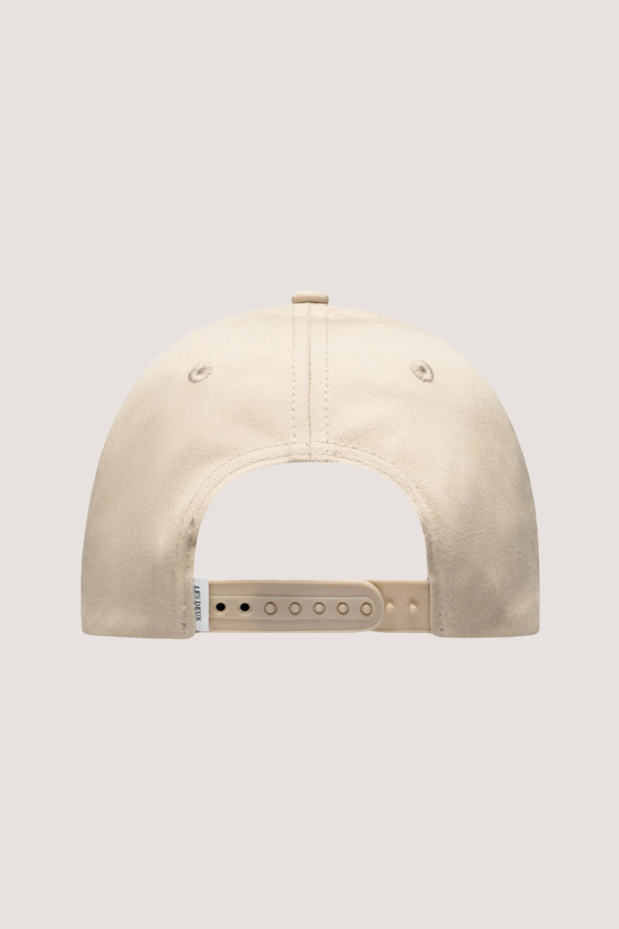 LES DEUX - ENCORE ORGANIC BASEBALL CAP - LIGHT DESERT SAND/MOUNTAIN GREY
