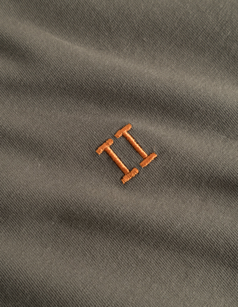 LES DEUX - NØRREGAARD T-SHIRT - BUNGEE CORD/ORANGE