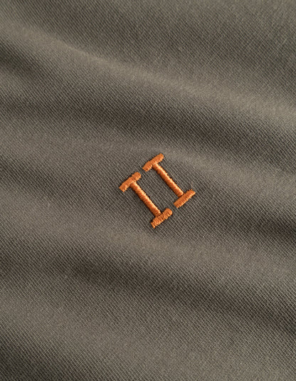 LES DEUX - NØRREGAARD T-SHIRT - BUNGEE CORD/ORANGE