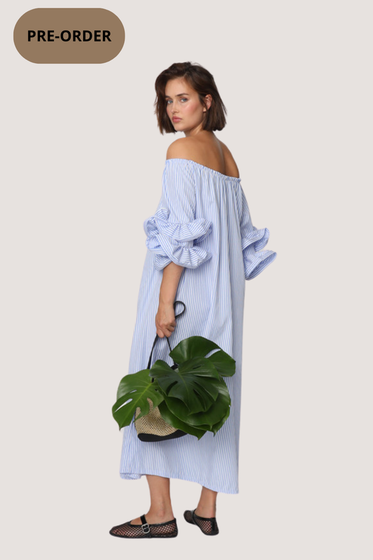 CRÁS - ITACRAS DRESS - BLUE STRIPE