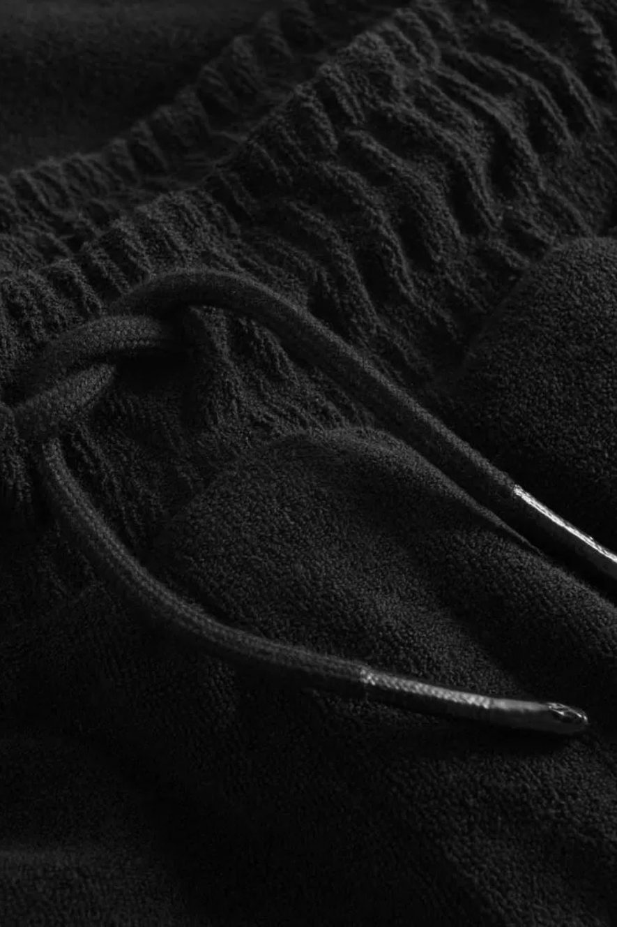 NIKBEN - TERRY SHORTS - BLACK