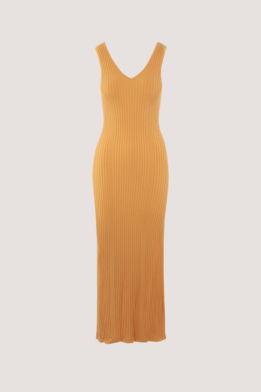 URBAN PIONEERS - STINE DRESS - WARM APRICOT