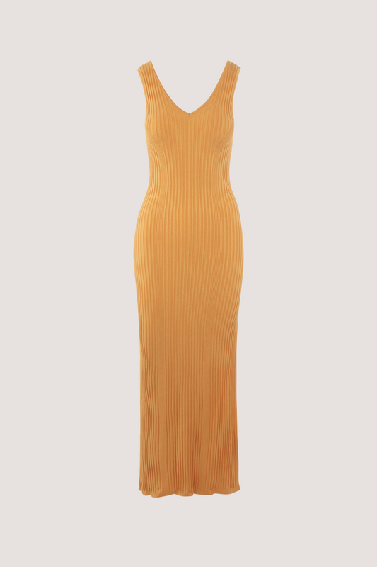 URBAN PIONEERS - STINE DRESS - WARM APRICOT