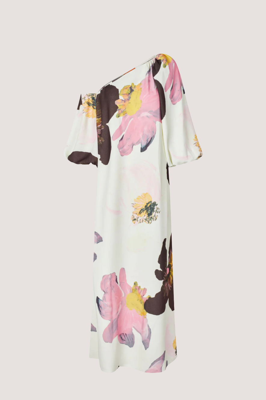 STINE GOYA - STRUCTURED OFF-SHOULDER DRESS - WILD FLOWER