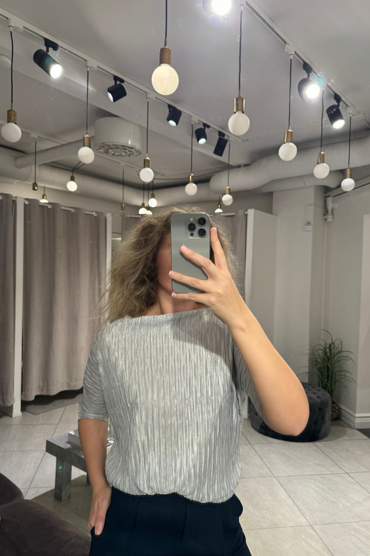 AVENY - LEONI TOP - SILVER