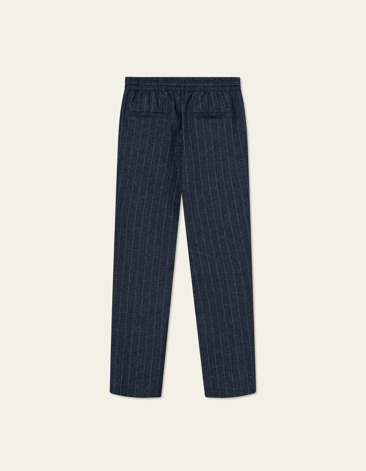 LES DEUX - PATRICK LINEN PANTS - DARK NAVY/IVORY