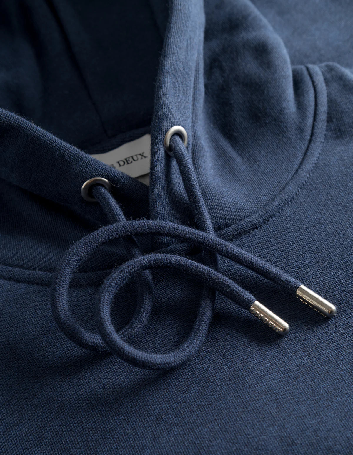 LES DEUX - PIECE 2.0 HOODIE - BLUEPRINT MELANGE