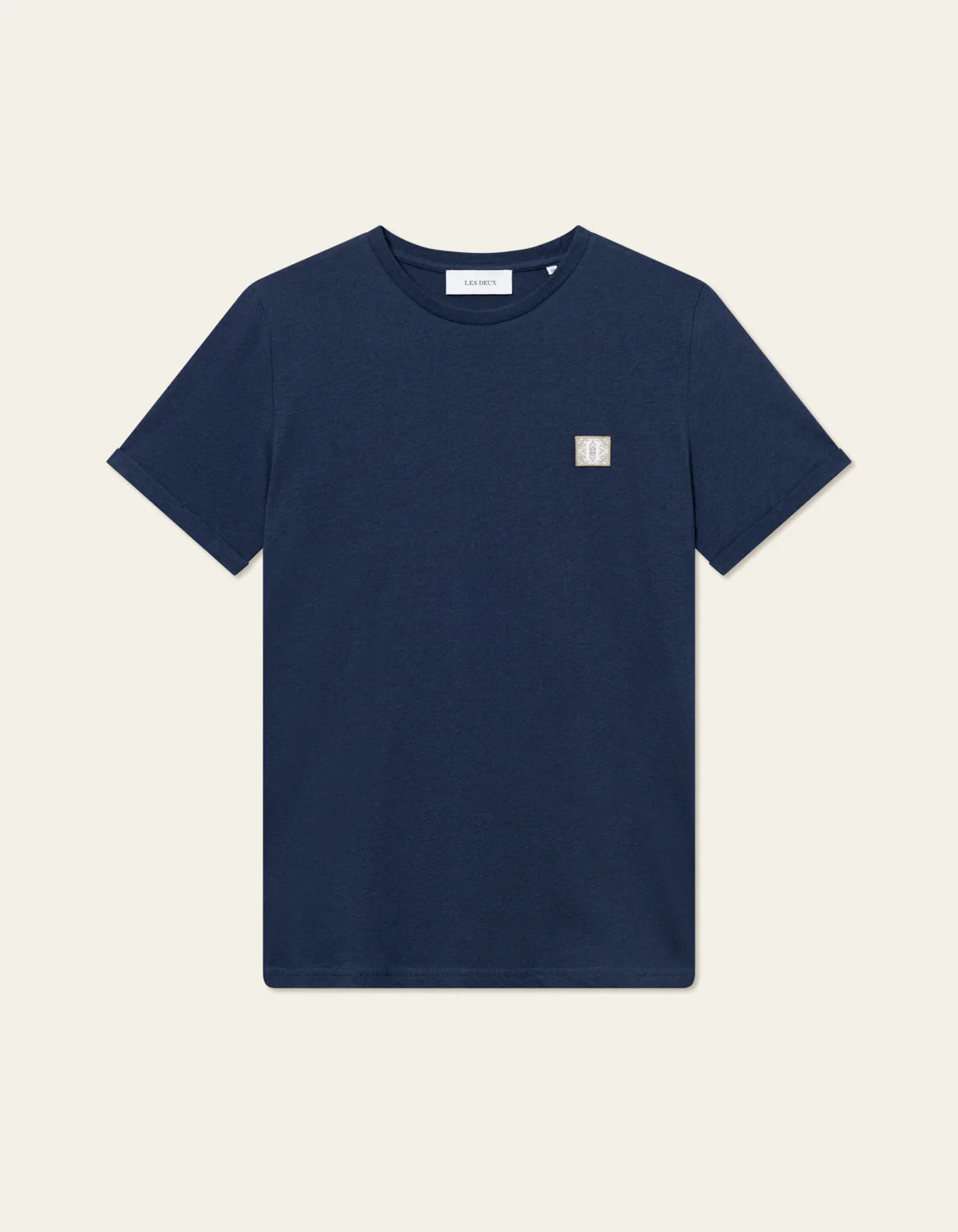 LES DEUX - PIECE 2.0 T-SHIRT - BLUEPRINT MELANGE