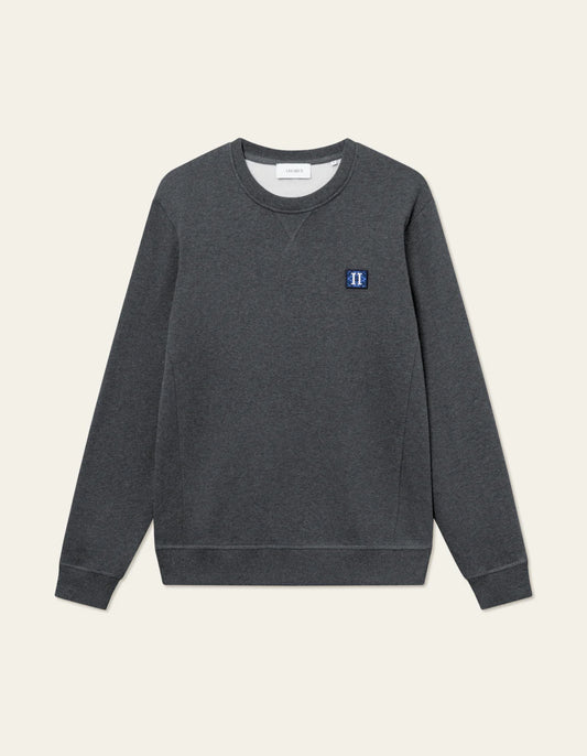 LES DEUX - PIECE SWEATSHIRT 2.0 - CHARCOAL MELANGE