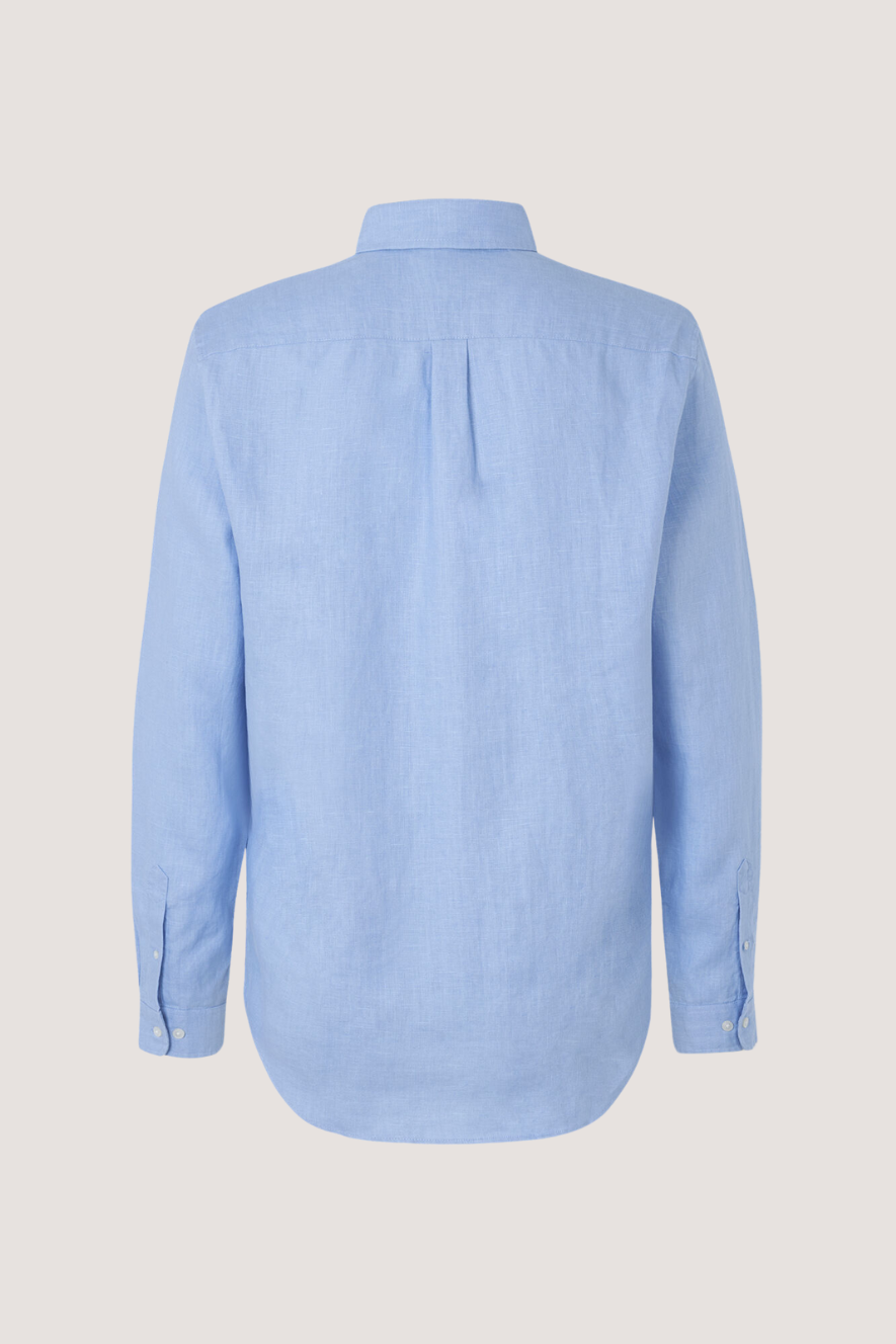 SAMSØE SAMSØE - LIAM NF SHIRT - BRUNNERA BLUE