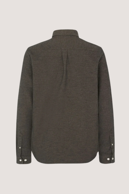 SAMSØE SAMSØE - LIAM NX SHIRT - MAJOR BROWN MEL.