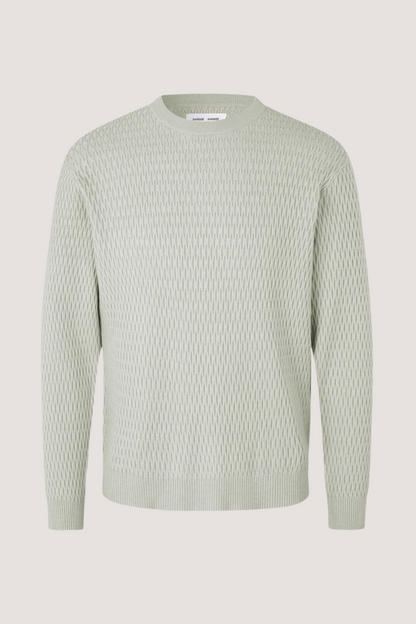 SAMSØE SAMSØE - SAGABIN SWEATER - MOONSTRUCK
