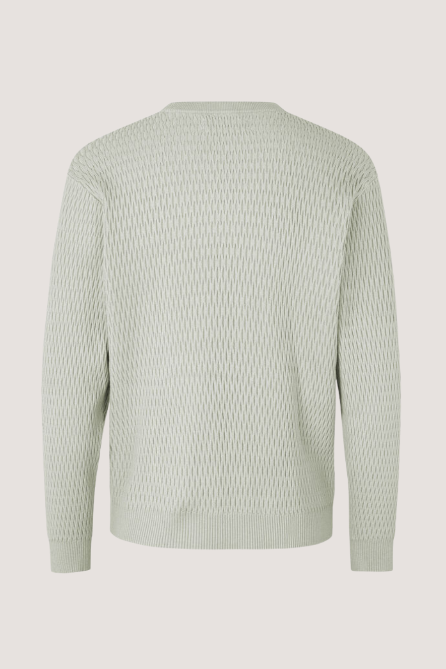 SAMSØE SAMSØE - SAGABIN SWEATER - MOONSTRUCK