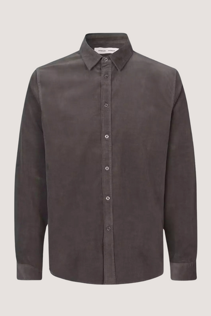 SAMSØE SAMSØE - SALIAM NX SHIRT - VOLCANIC ASH